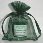  Christmas Spice candle in a red gift bag